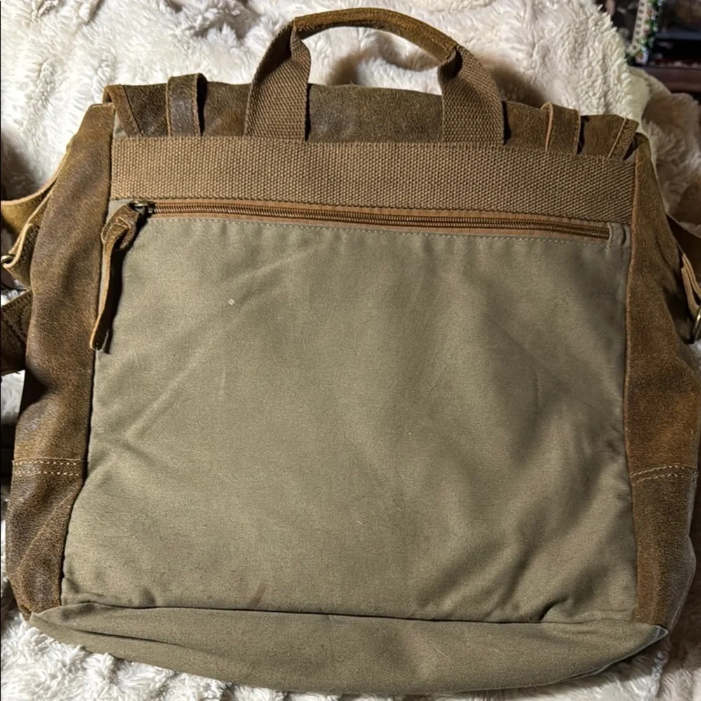 Territory Ahead Leather Men's Satchel- Vintage
